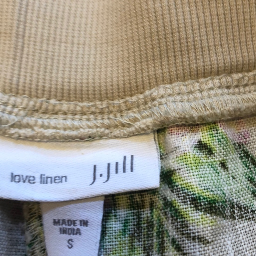 J Jill floral linen pants Small - Picture 3 of 5
